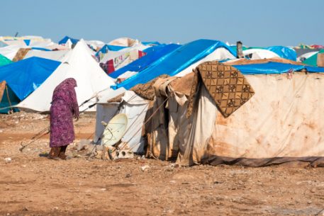 Dentro de los campos de refugiados palestinos de Ein el Helwe