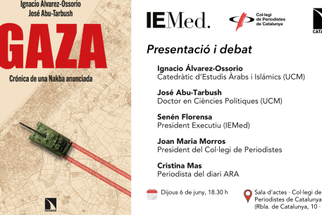 Debat-presentació del llibre “Gaza. Crónica de una Nakba anunciada”